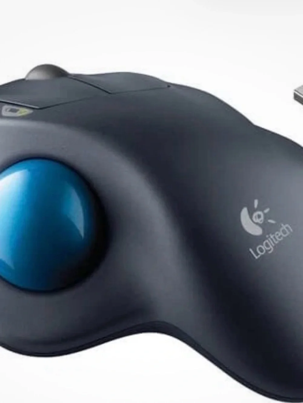 M570 Ergonomic Wireless Trackball Mouse - Graphite with Blue Ball Conditions